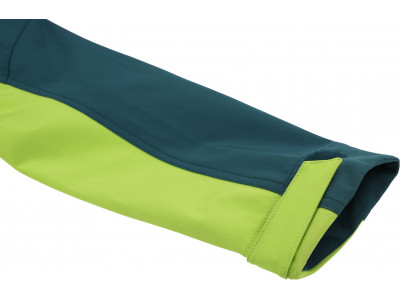 Mens mountain and trekking jacket BROLIN LITE atlantic deep/greenery