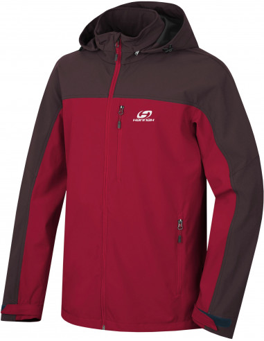 Vīriešu pārgājienu jaka BROLIN LITE čili piparu