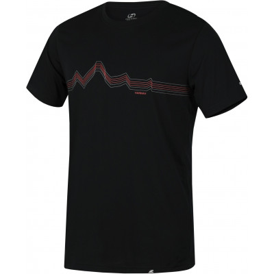 Mens mountain and trekking short sleeve T-shirt BITE (2019) anthracite