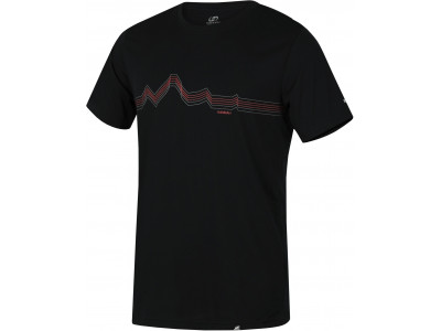 Mens mountain and trekking short sleeve T-shirt BITE (2019) anthracite