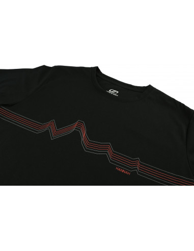 Mens mountain and trekking short sleeve T-shirt BITE (2019) anthracite