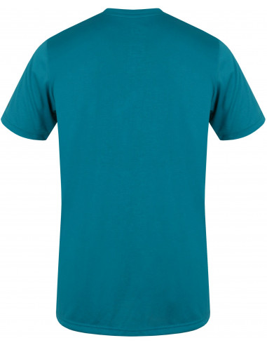 Mens mountain and trekking short sleeve T-shirt BITE (2019) enamel blue