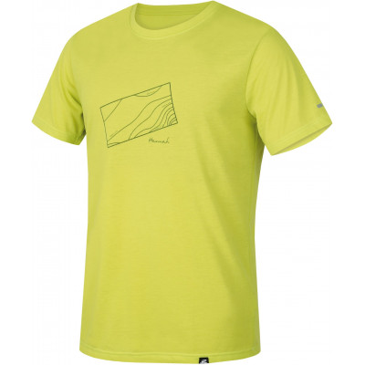 Mens mountain and trekking short sleeve T-shirt BITE (2019) sulphur spring