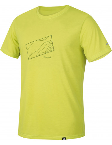 Mens mountain and trekking short sleeve T-shirt BITE (2019) sulphur spring