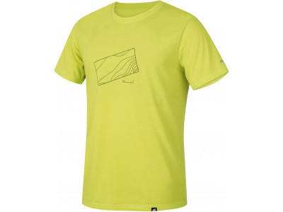 Mens mountain and trekking short sleeve T-shirt BITE (2019) sulphur spring