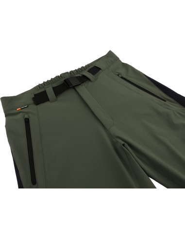Mens mountain and trekking pants GARWYN thyme/anthracite