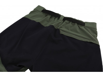 Mens mountain and trekking 3/4 pants GELLERT (2019) thyme/anthracite