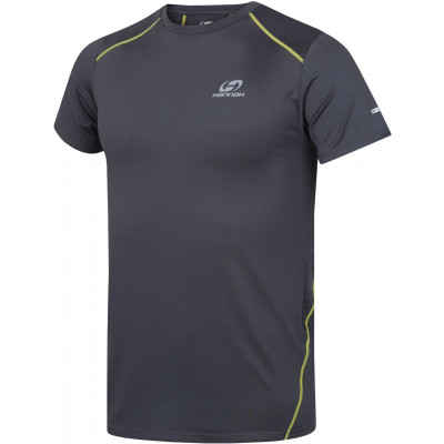 Mens active short sleeve T-shirt PACABA castlerock (sulphur)