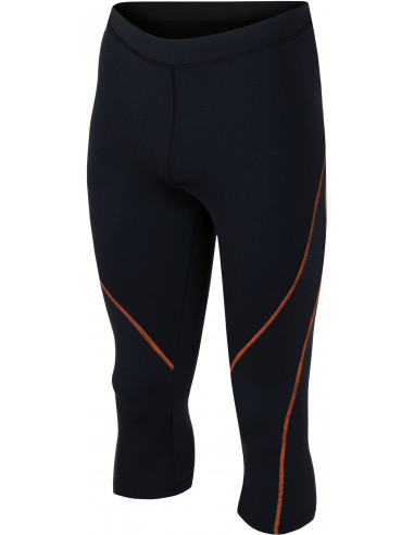 Mens active 3/4 pants ROBIN anthracite (orange)