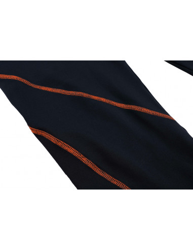 Mens active 3/4 pants ROBIN anthracite (orange)