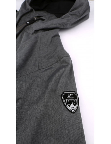 Mens city jacket DEPLOZO steel gray mel