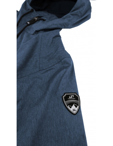 Mens city jacket DEPLOZO dark denim mel