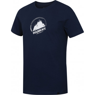 Mens city short sleeve T-shirt BORDON dark denim (print 1)