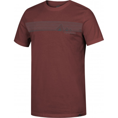Mens city short sleeve T-shirt JALTON burnt russet
