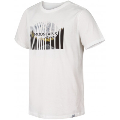 Mens city short sleeve T-shirt SCONTE bright white (print 1)