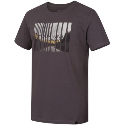 Mens city short sleeve T-shirt SCONTE steel gray