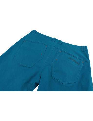 Mens city pants SANOT mosaic blue (orange)