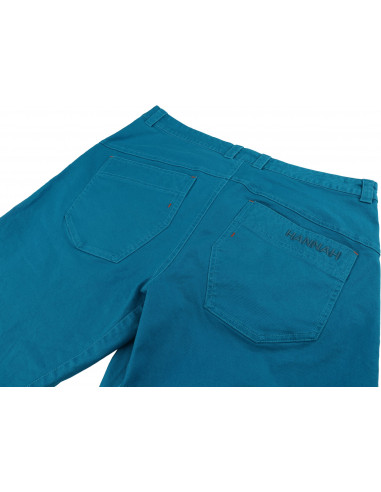 Mens city shorts NOVIN mosaic blue (orange)