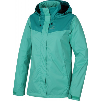 Ladies mountain and trekking jacket BALMAIN electric green/dynasty green
