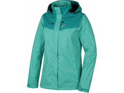 Ladies mountain and trekking jacket BALMAIN electric green/dynasty green