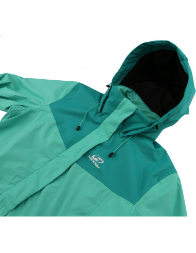 Ladies mountain and trekking jacket BALMAIN electric green/dynasty green