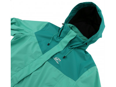 Ladies mountain and trekking jacket BALMAIN electric green/dynasty green