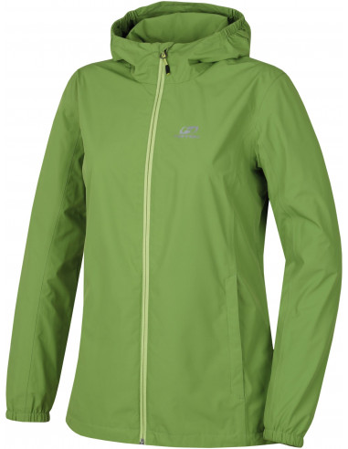 Ladies mountain and trekking jacket DRIES greenery