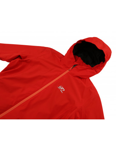 Ladies mountain and trekking jacket DRIES flame scarlet