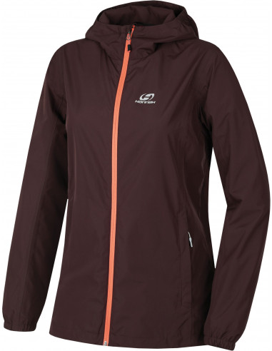 Ladies mountain and trekking jacket DRIES fudge