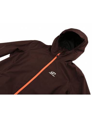 Ladies mountain and trekking jacket DRIES fudge