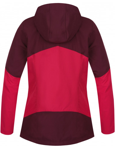 Ladies mountain and trekking jacket SUZZY cherries jubilee/grape wine