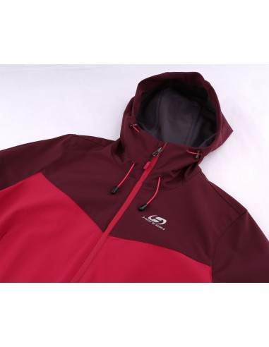 Ladies mountain and trekking jacket SUZZY cherries jubilee/grape wine