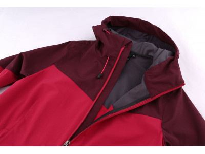 Ladies mountain and trekking jacket SUZZY cherries jubilee/grape wine