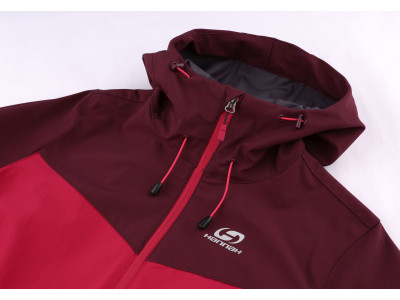 Ladies mountain and trekking jacket SUZZY cherries jubilee/grape wine