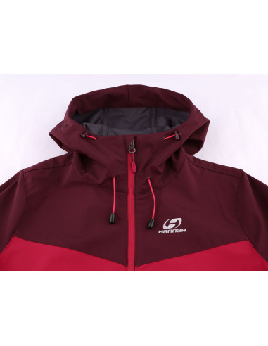 Ladies mountain and trekking jacket SUZZY cherries jubilee/grape wine