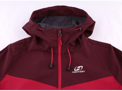 Ladies mountain and trekking jacket SUZZY cherries jubilee/grape wine