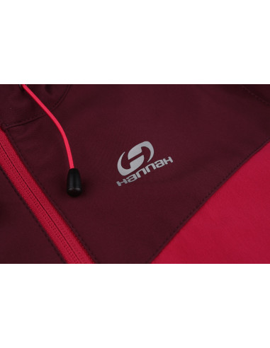 Ladies mountain and trekking jacket SUZZY cherries jubilee/grape wine