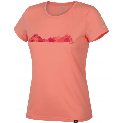 Ladies mountain and trekking short sleeve T-shirt COREY desert flower