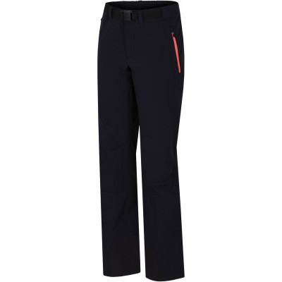 Ladies mountain and trekking pants GARWYNET anthracite (pink)