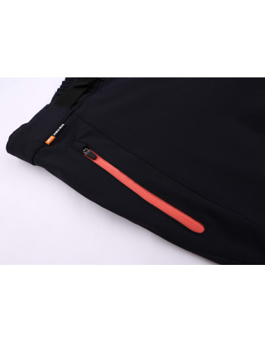 Ladies mountain and trekking pants GARWYNET anthracite (pink)