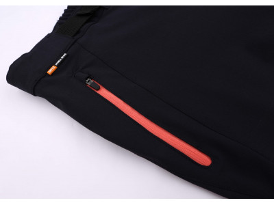 Ladies mountain and trekking pants GARWYNET anthracite (pink)