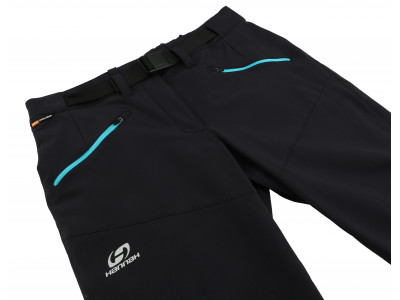 Ladies mountain and trekking 3/4 pants ROW anthracite (bluebird)