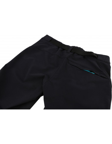 Ladies mountain and trekking 3/4 pants ROW anthracite (bluebird)