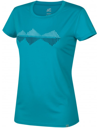 Ladies active short sleeve T-shirt SAFFI bluebird