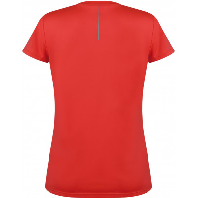 Ladies active short sleeve T-shirt SAFFI hot coral 2