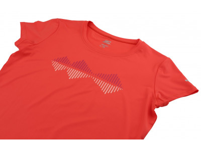 Ladies active short sleeve T-shirt SAFFI hot coral