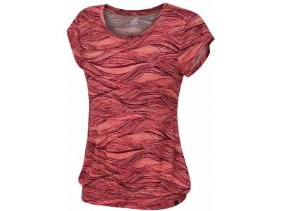 Ladies city short sleeve T-shirt MOLVINA desert flower/beaujolais