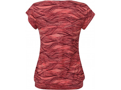 Ladies city short sleeve T-shirt MOLVINA desert flower/beaujolais