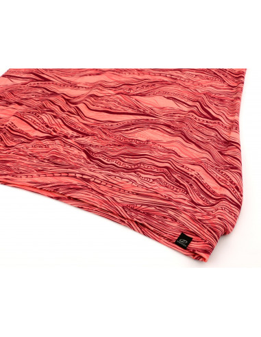 Ladies city short sleeve T-shirt MOLVINA desert flower/beaujolais