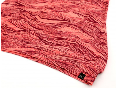 Ladies city short sleeve T-shirt MOLVINA desert flower/beaujolais